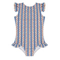 girls strawberry fields ruffle cap sleeve one piece