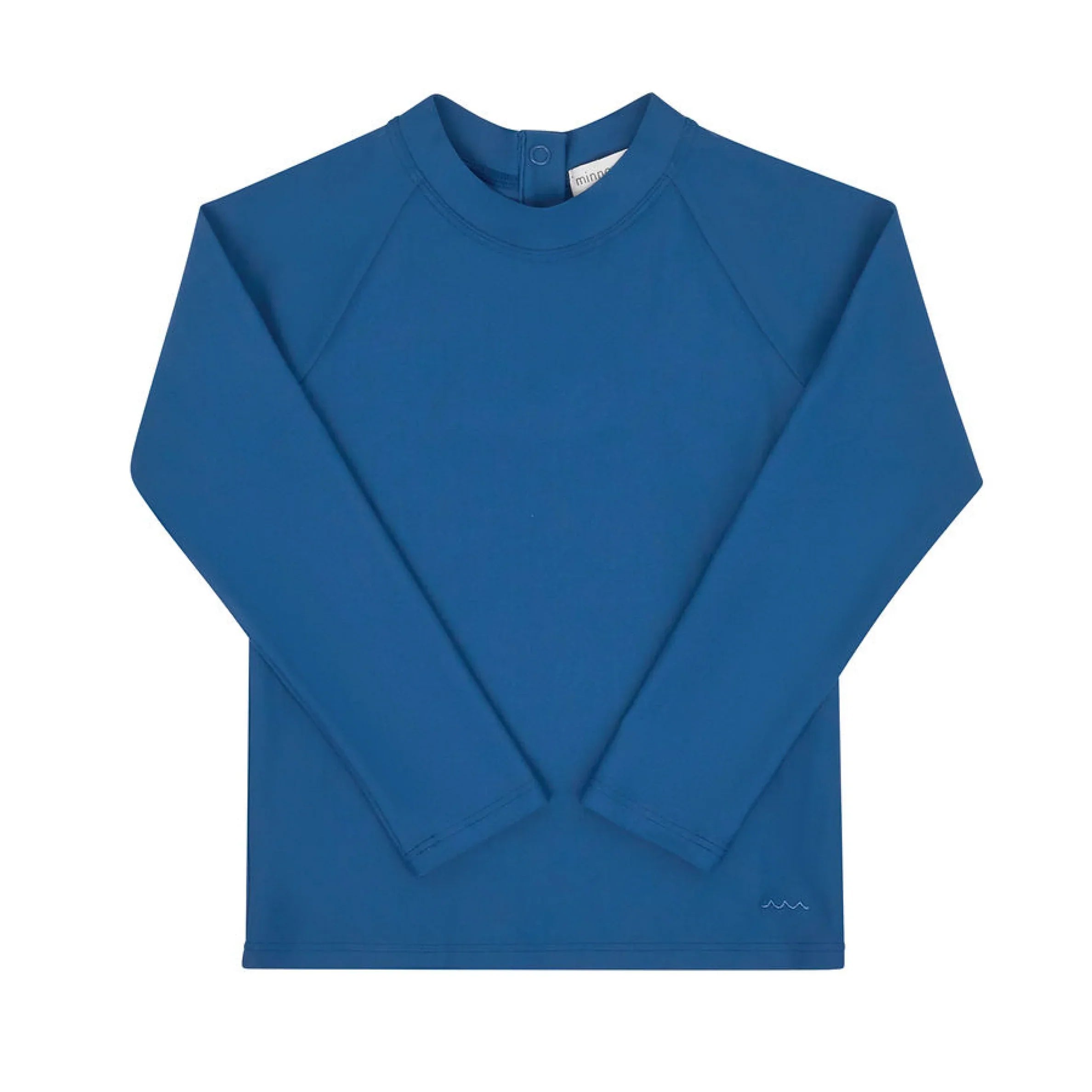 unisex navy peony lone sleeve rashguard
