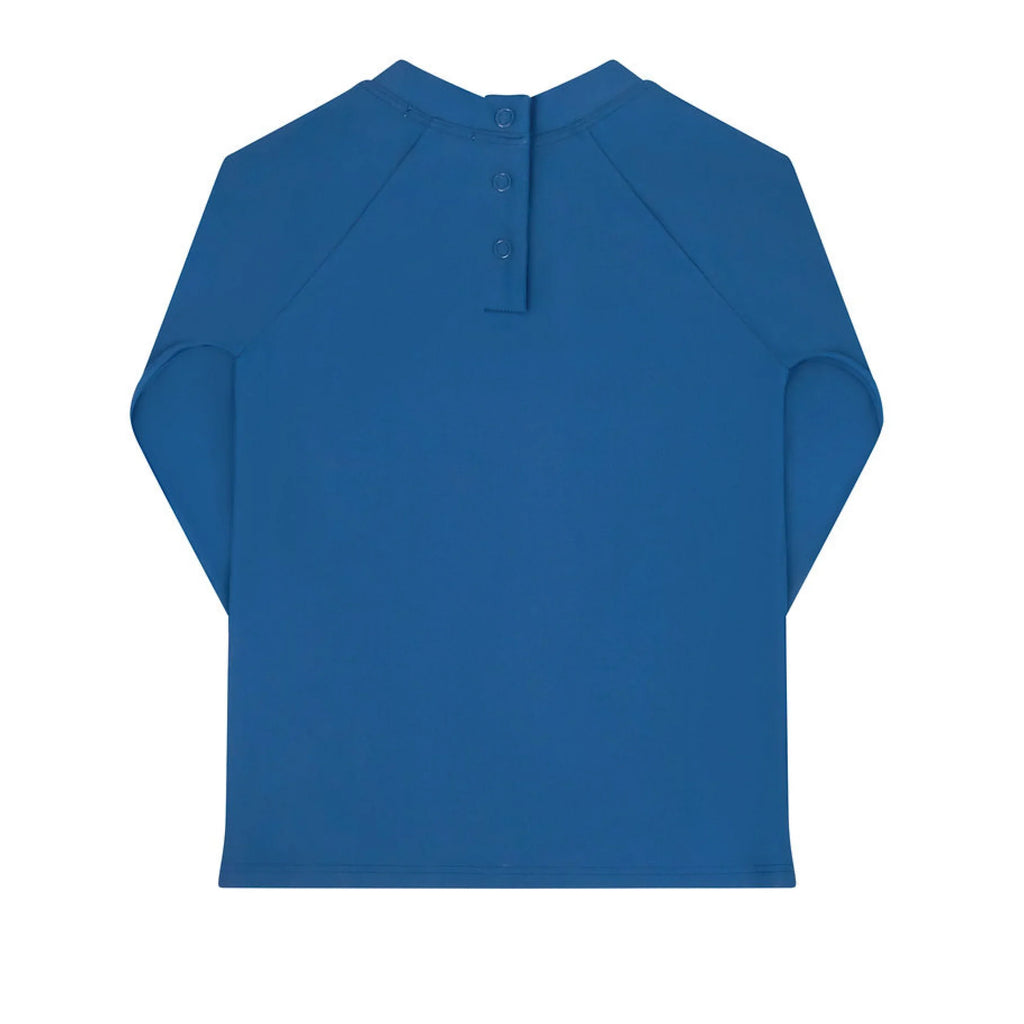 unisex navy peony lone sleeve rashguard