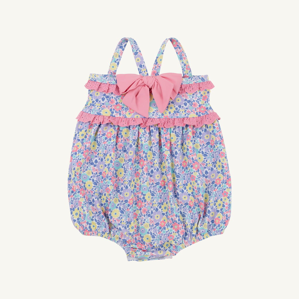 Briar Patch Petals/Hamptons Hot Pink St. Bart's Bubble Bathing Suit