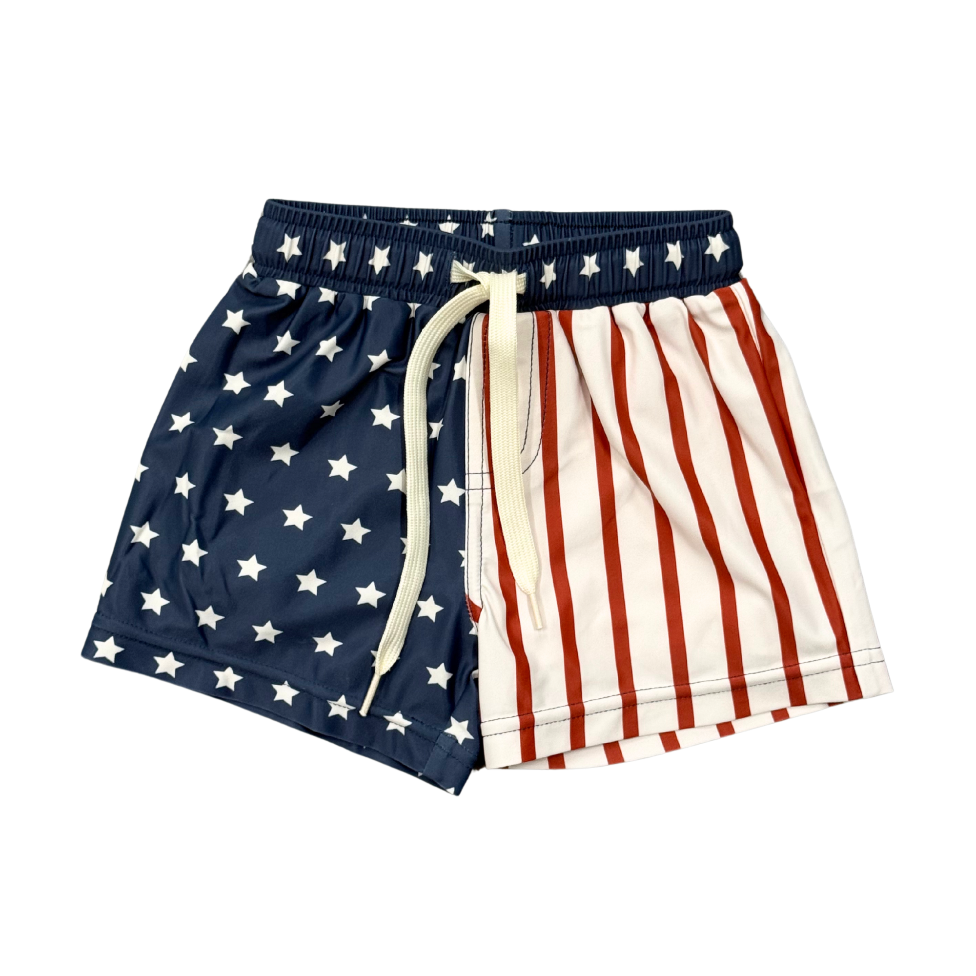American Flag Boys Swim Shorts