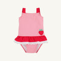 Hamptons Hot Pink/Richmond Red/Strawberry Grace Bay Bathing Suit