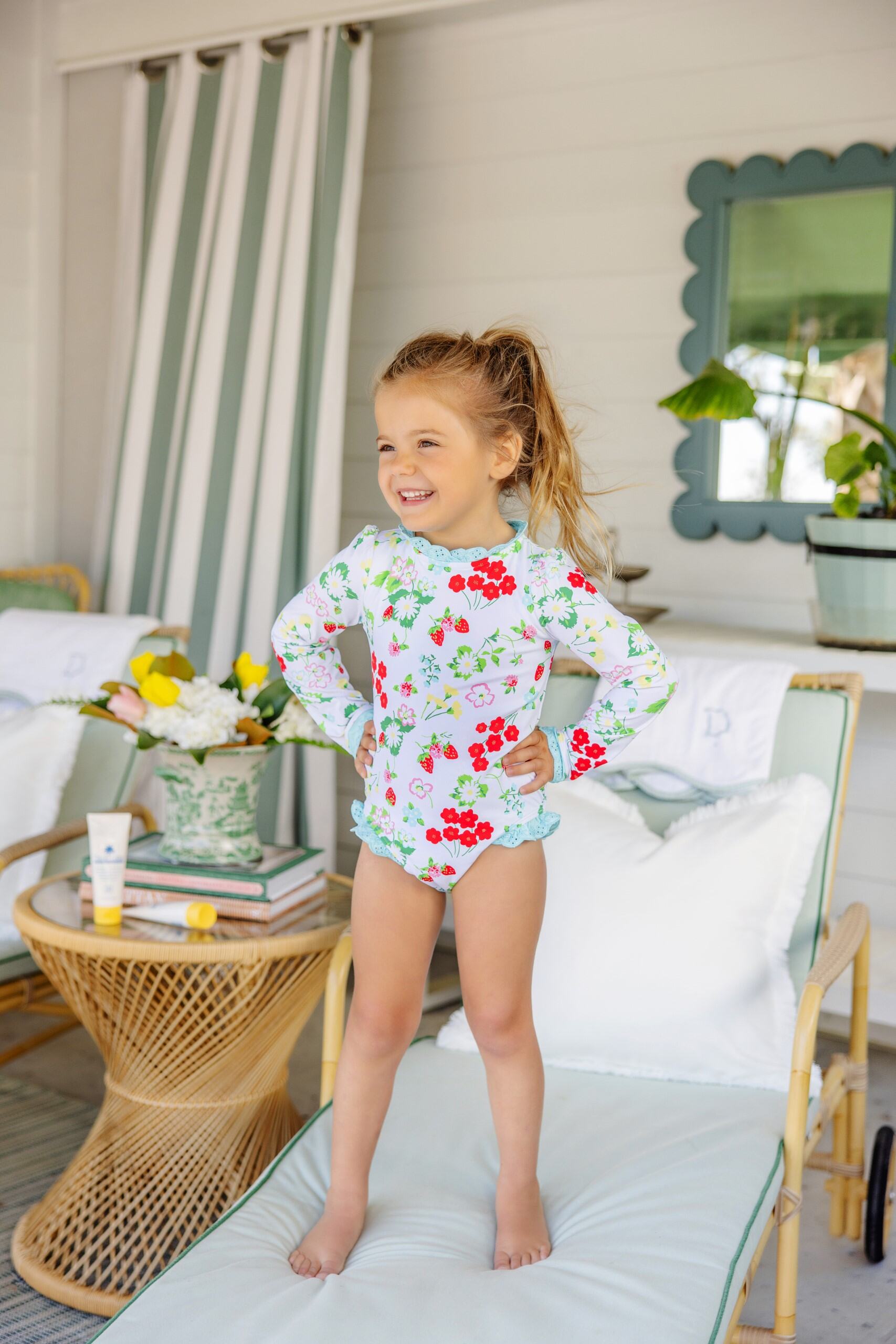 Berry Sweet/Belhaven Blue Sarasota Surf-Suit