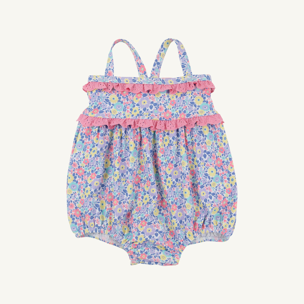 Briar Patch Petals/Hamptons Hot Pink St. Bart's Bubble Bathing Suit
